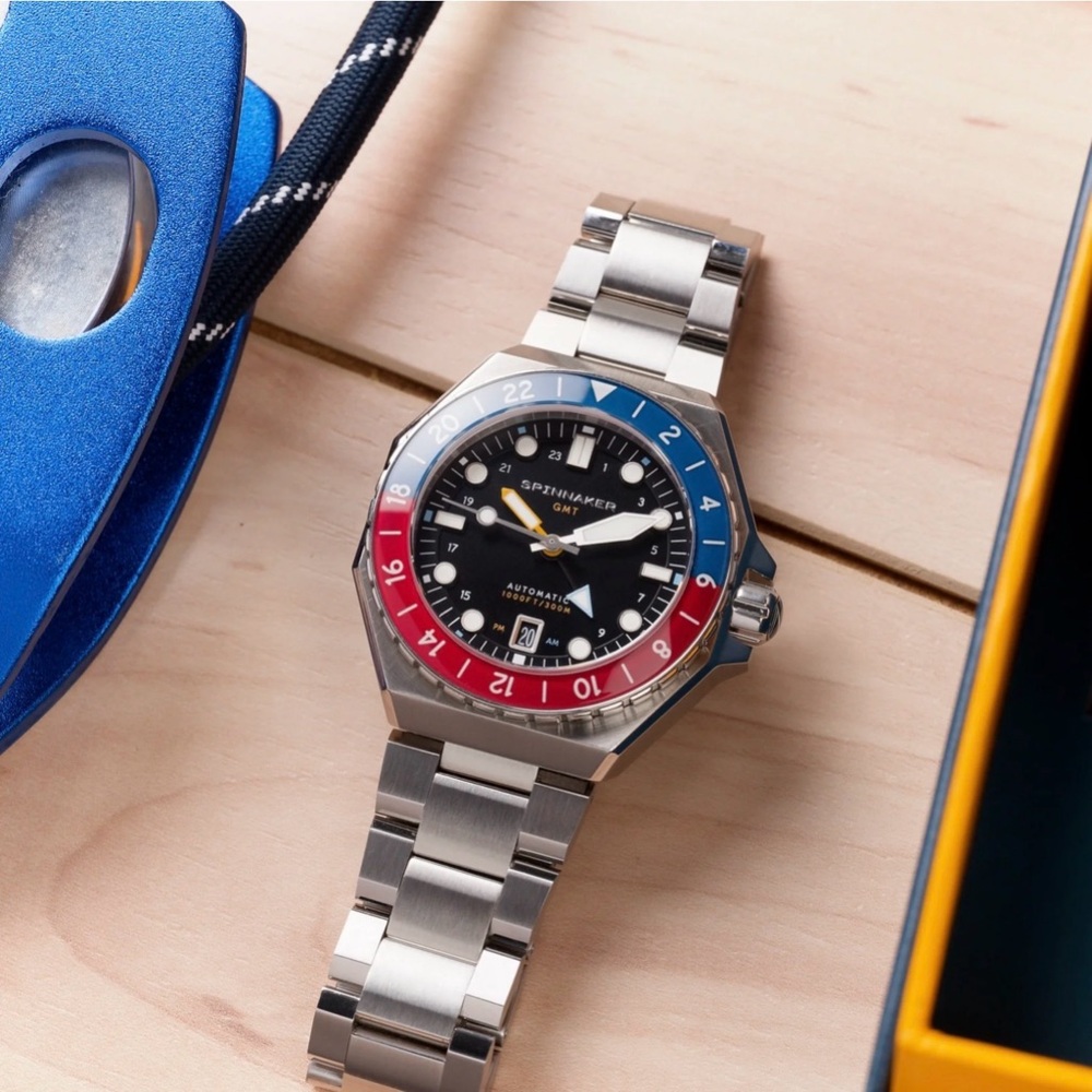 SPINNAKER Dumas GMT Automatic 44mm 300m Dive Watch - Picture 4 of 9